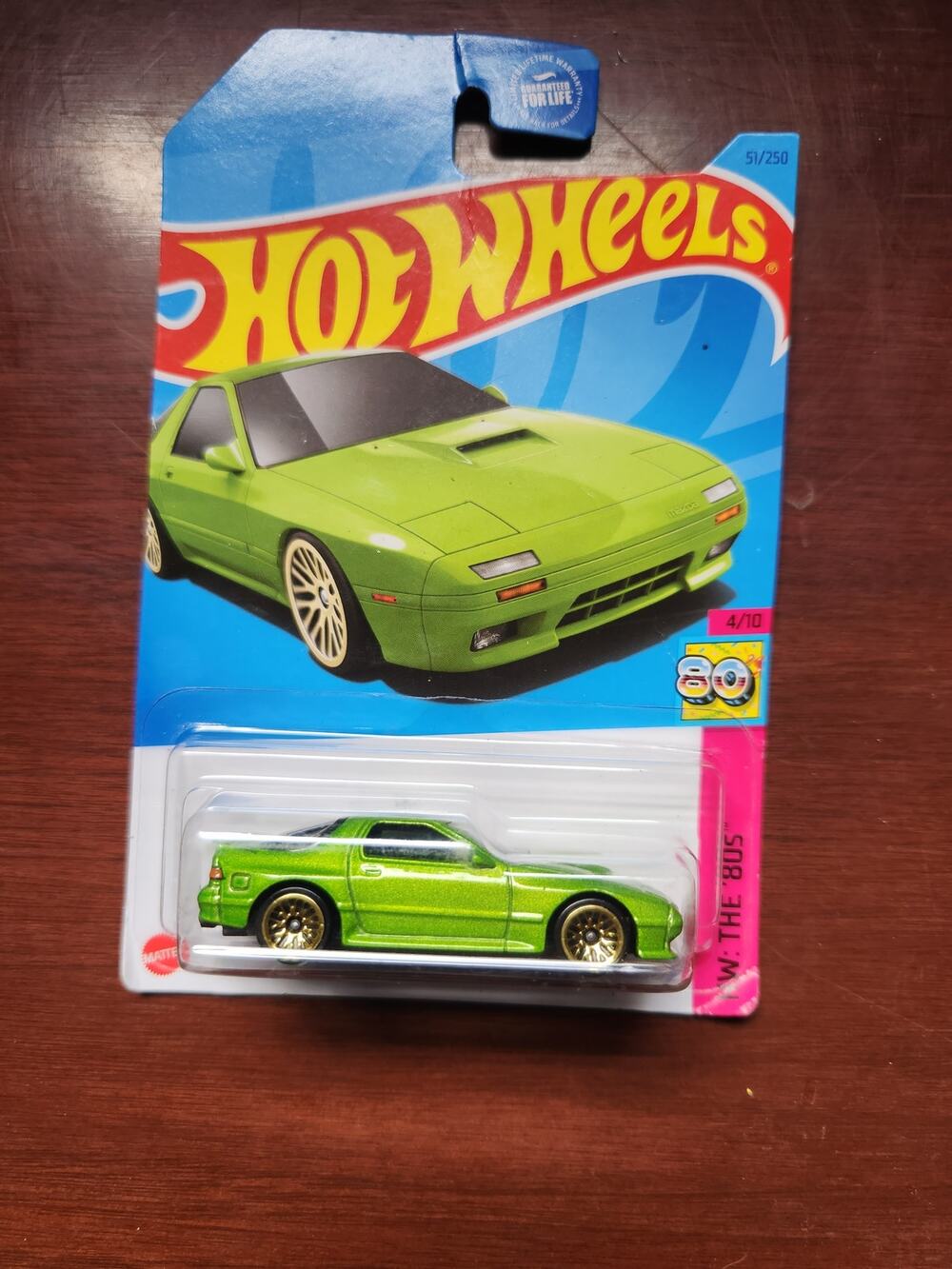 Hot Wheels 2023 HW: The '80s '89 Mazda Savanna RX-7 FC3S Green 4/10 New Sealed